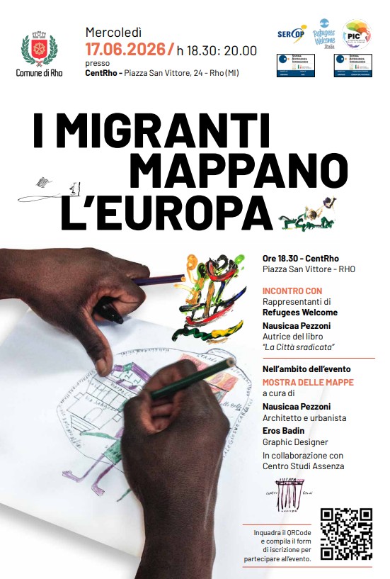 I migranti mappano l'Europa: serata di racconto del progetto