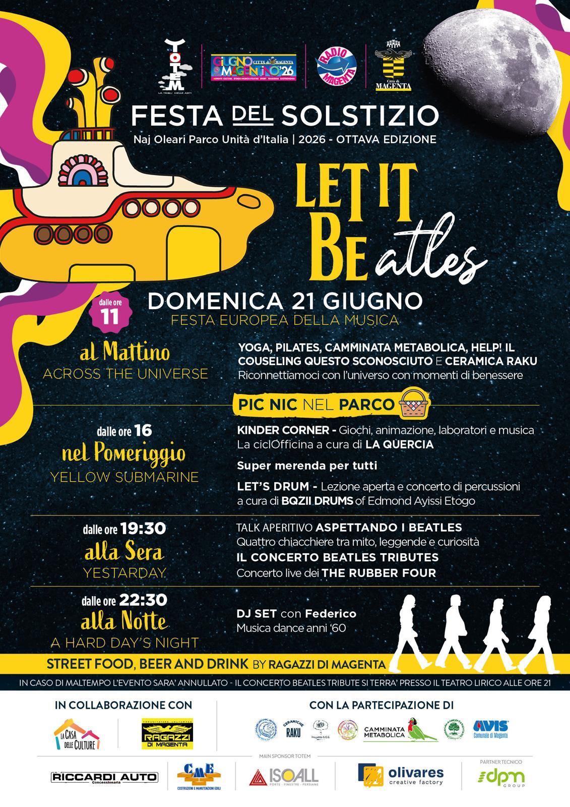 LET IT BEatles: Ottava Festa del Solstizio