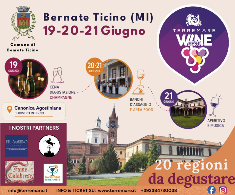 Terremare Wine Fest 2026 - Banchi d'assaggio e area food