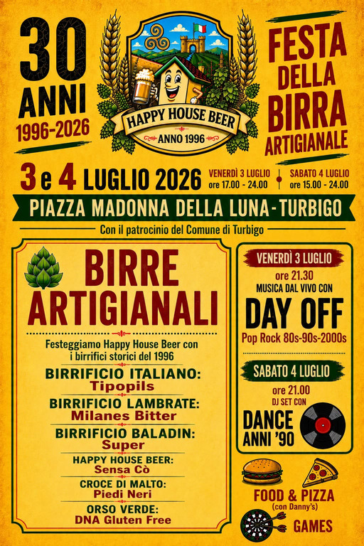 Festa della Birra - 30 anni di Happy House Beer