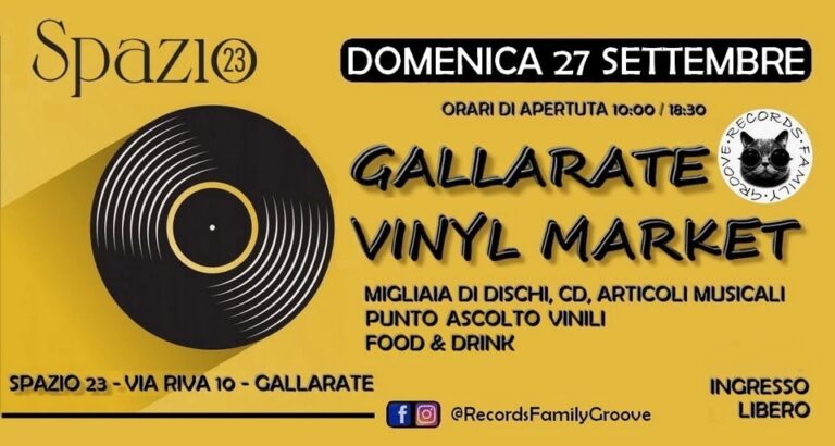 Gallarate Vinyl Market XXL