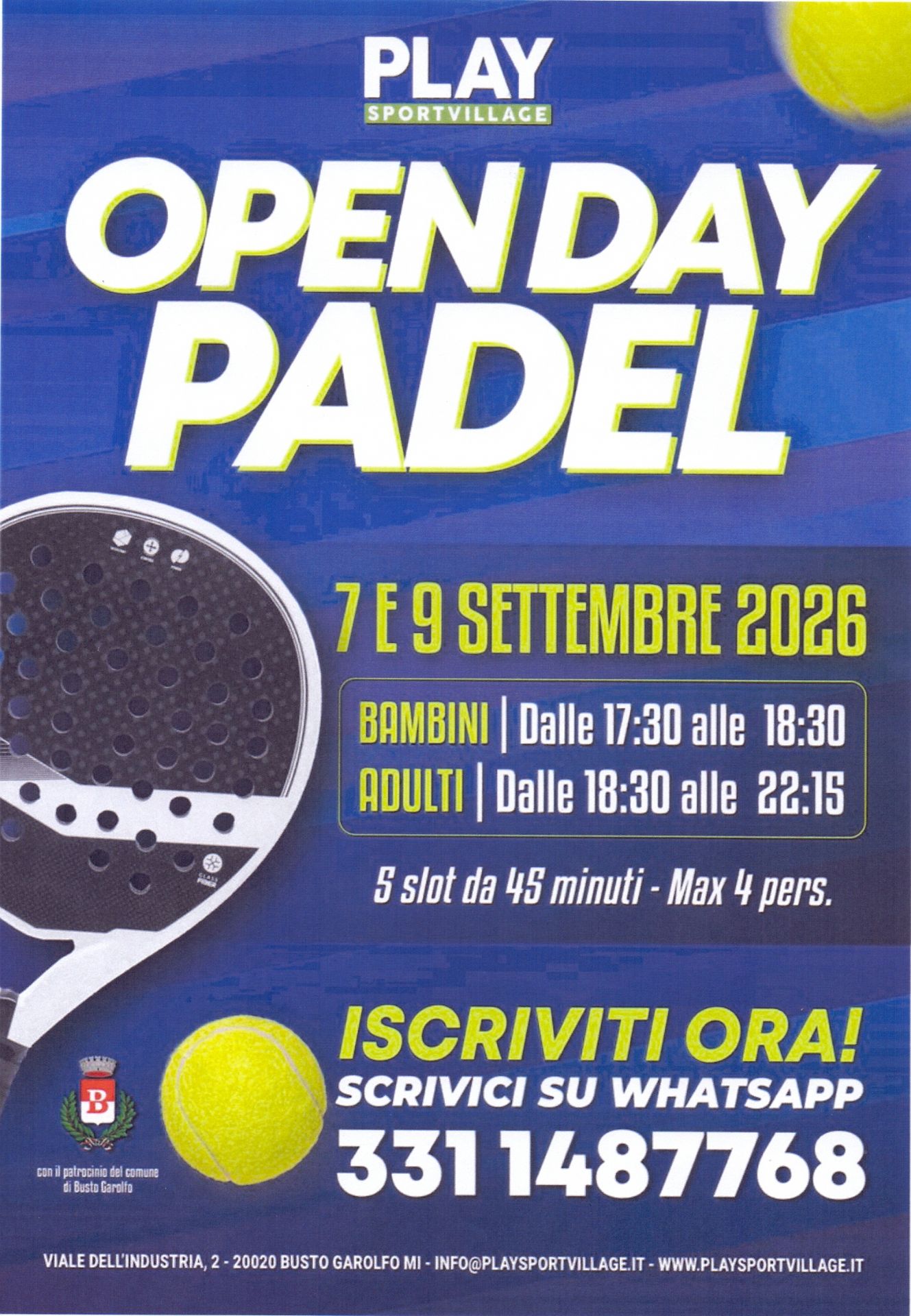 Open Day Padel
