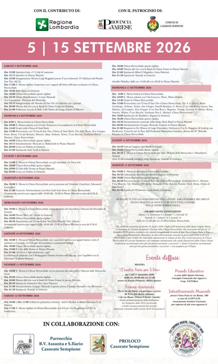 Festa patronale di San Tito
