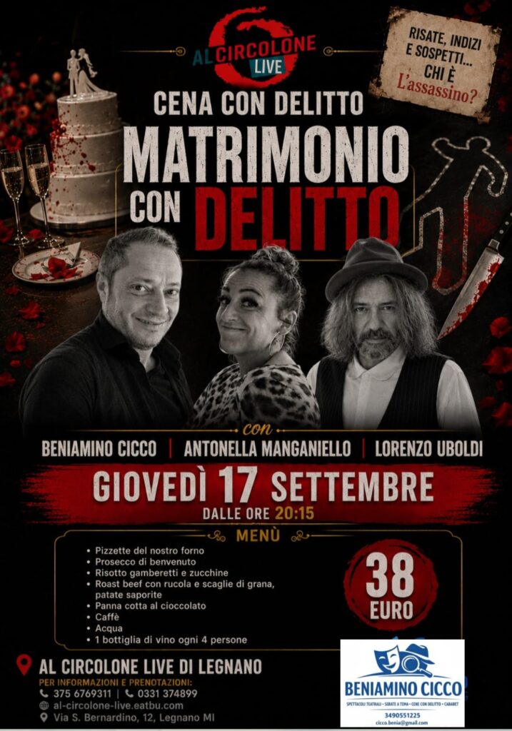 Cena con delitto al Circolone Live