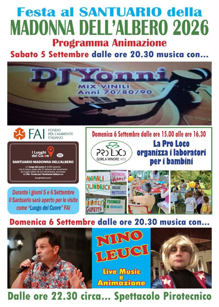 Festa della Madonna dell’Albero 2026