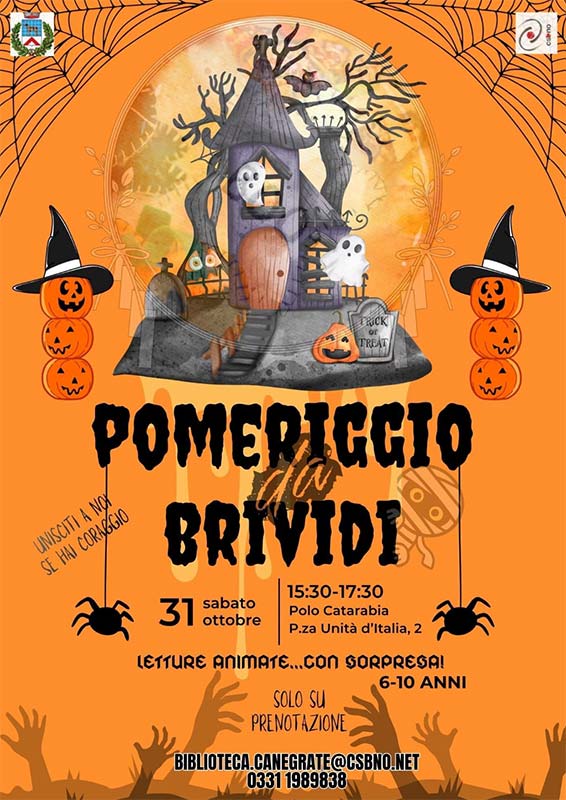 Pomeriggio da brividi – Halloween in biblioteca