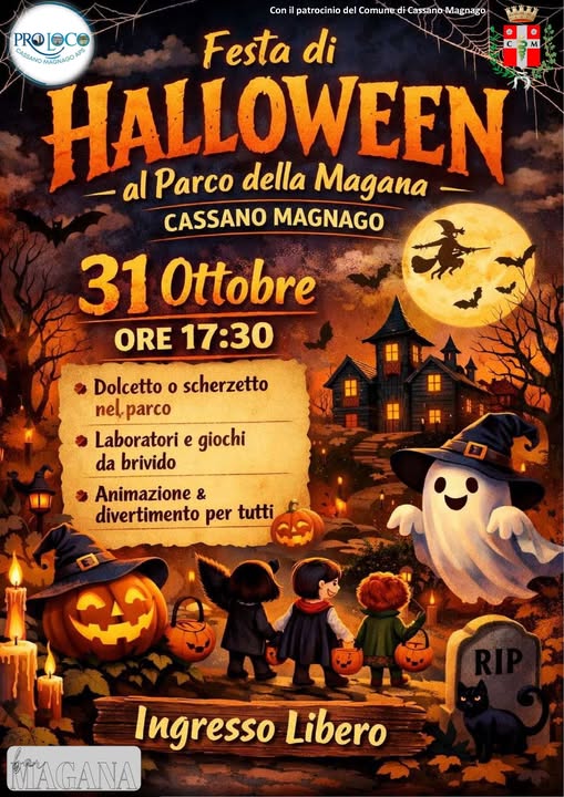 Festa di Halloween al Parco della Magana