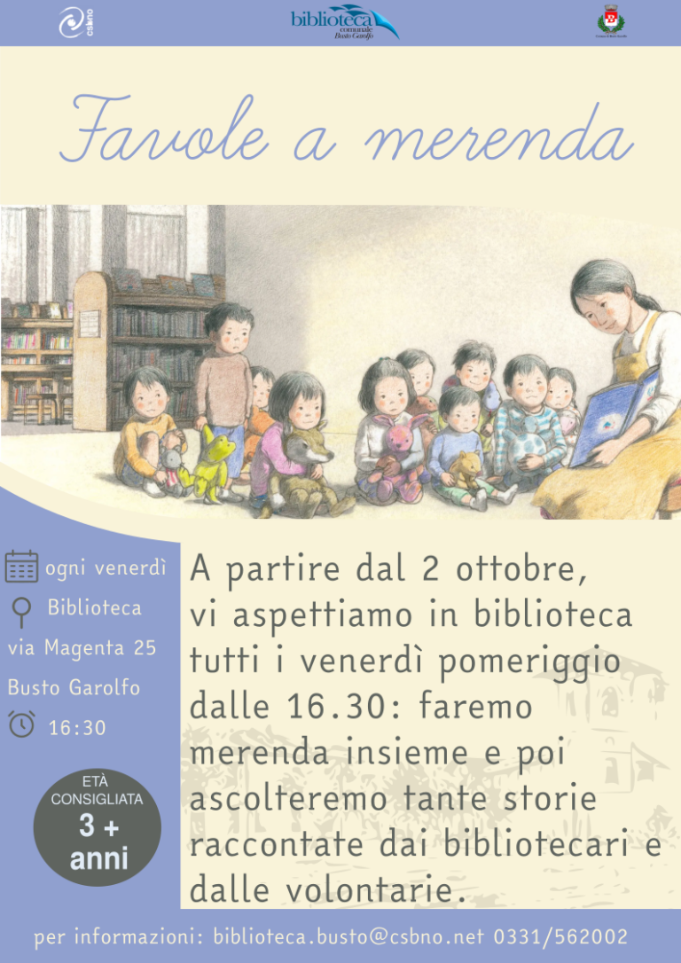 Favole a Merenda in Biblioteca