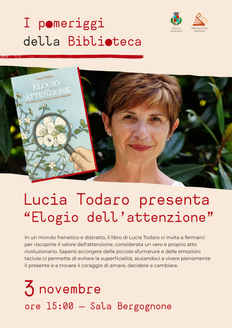 Lucia Todaro presenta “Elogio dell’attenzione”