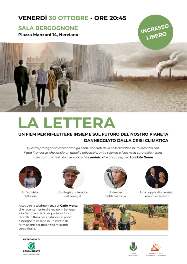 Proiezione del film “La lettera”